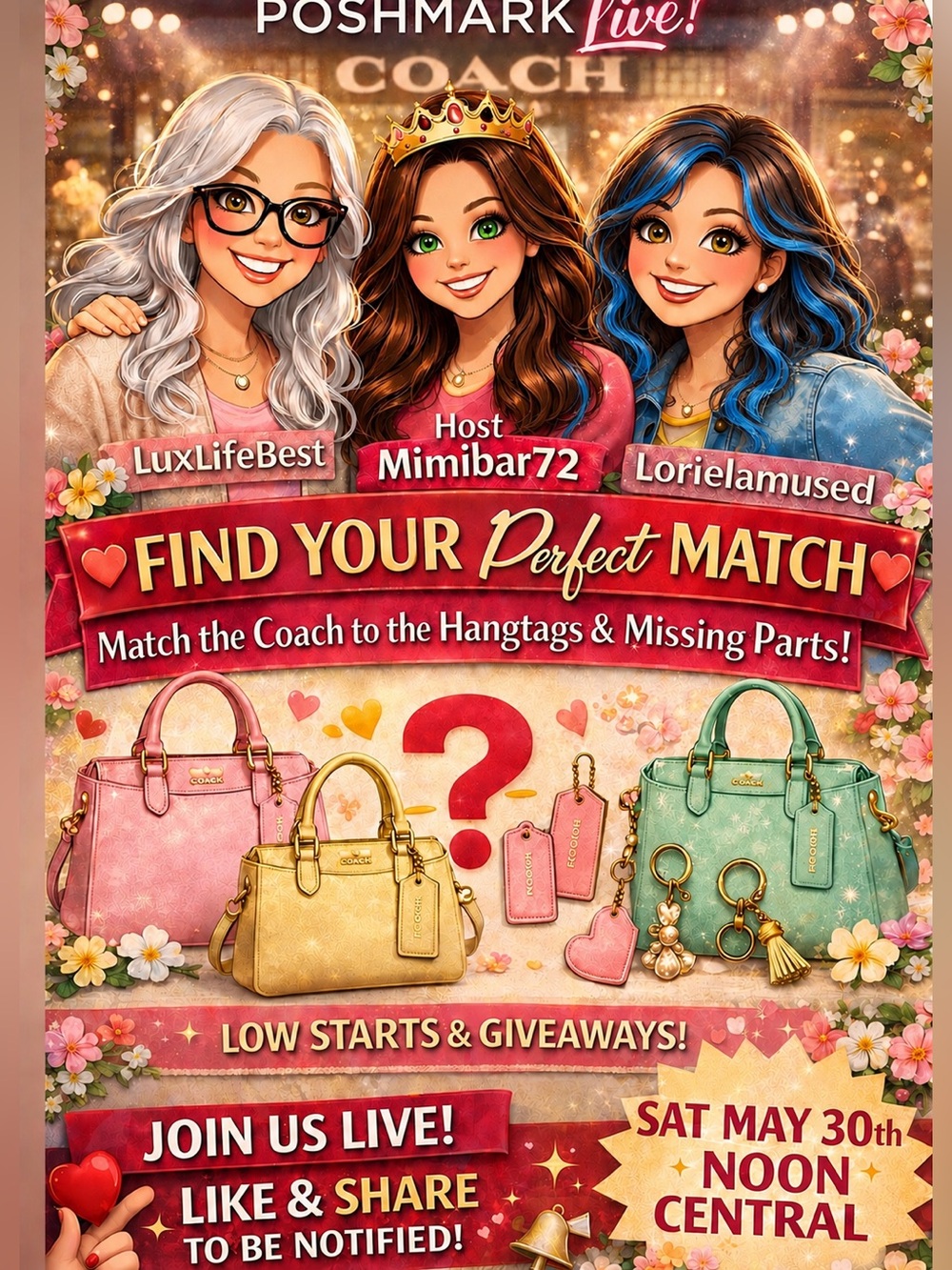 *** Coach Find The Miss Parts Show ***